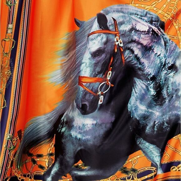 ❤️NEW L’atise by Amy Plus Size Stallion Print Maxi Dresses - Picture 9 of 13